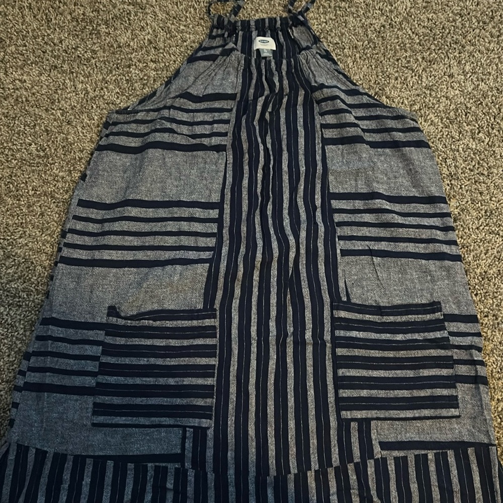 Striped dress with pockets